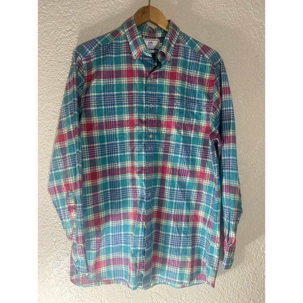 Southern Tide Men's Long Sleeve Button-Up Medium